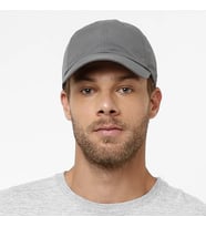 Kadın Erkek Siyah Baseball Cap Snapback Hat Hip-hop Adjustable Boy Caps (Gri)