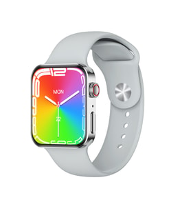 Tüm Akıllı Telefonlarla Uyumlu Watch 8 Series Gps Ve Nfc Özellikli Siri Destekli Smartwatch N76 Pro Max 1.92 inc Ekranlı Türkçe Menülü Akıllı Saat (Gümüş)