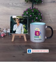 Ekonomist Fotoğraflı Dekoratif Taş, Kupa Bardak Beyaz Hediye (Model 9)