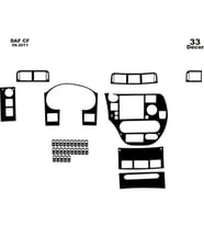 Meriç® DAF CF Ön Torpido Kaplama Maun 33 Parça 2011-› (Piano Black)