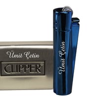 Kişiye Özel Clipper Marka Metal Çakmak - Renk Seçenekli (Parlament)
