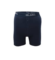 Anıt Erkek Likralı Pamuklu Düğmeli Uzun Boxer (Lacivert)