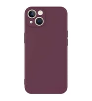 Apple iPhone 13 Mini Kılıf Özel Orijinal Lansman Serisi, İçi Kadife, Pürüzsüz Yumuşak ve Mat TPU Silikon (Koyu Mor)