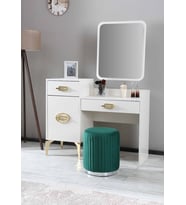 ZENNA PUF CHROME (Gri)