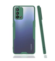 Oppo A74 4G Kılıf Zore Parfe Kenarları Pastel Renk Silikon Kılıf (Yeşil)