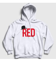 Presmono Unisex Gri Hat The Blacklist Kapüşonlu Sweatshirt 183282tt (Beyaz)