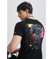 Beginning Composition Erkek Baskı T-Shirt (Siyah)