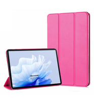 Microsonic Huawei MatePad Air Kılıf Slim Translucent Back Smart Cover Siyah (Pembe)