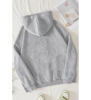Unisex Michigan Tasarım Sweatshirt (Gri)