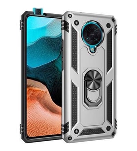 Xiaomi Poco F2 Pro Kılıf Zore Vega Silikon (Gri)