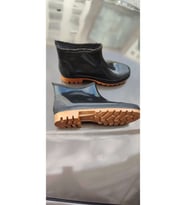 ULAŞ SİYAH RENÇBER BAHÇE KISA LASTİK ÇİZME Unisex  - FULL-SİYAH - 44