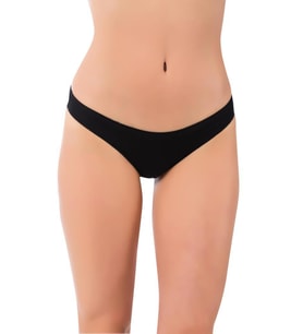 5 Adet Lüx Drm Bayan Bambu Düşük Bel Bikini Külot Slip 3140 (Ten)
