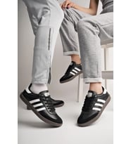Muggo JABBAR Unisex Ortopedik Günlük Garantili Bağcıklı Yürüyüş Koşu Sneaker Spor Ayakkabı (Siyah)