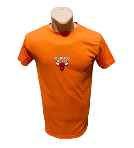 Chicago Bulls Slim Fitt Tişört (Turuncu)