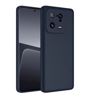 Xiaomi Mi 13 Pro Kılıf Kamera Korumalı iÇi Süet Dokulu Lansman Tipi Silikon (Lacivert)