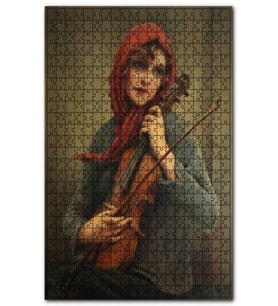 Cakapuzzle François Martin Catherine La Rose Kemancı Puzzle Yapboz MDF (Ahşap) (500 Parça)