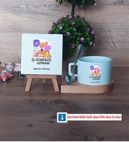 İş Güvenliği Uzmanı Dekoratif Taş, Kupa Bardak Kırmızı Hediye (Model 7)