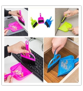 Mini Fırçalı Faraş  Laptop Fırçası (Yeşil)
