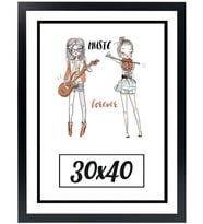30x40 Fotoğraf Çerçevesi Modern Ofis Sanat Ev Home Ofis Dekoratif Çerçeveler Ev Oturma Odası Salon Dekorasyon Resim Çerçeveleri Diploma Belge Sertifika Çerçeveleri (Siyah)