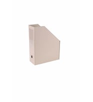 Magazinlik Deri Masa Üstü A4 Organizer File Holder Rainbow Vegan 9x23x30 cm (Bej)