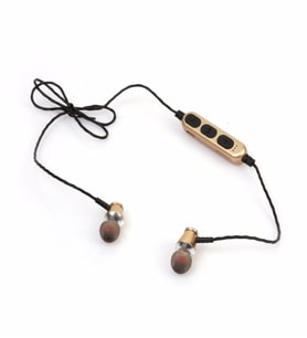 MS-T5 Hafıza Kartı Takılabilir Metal Bluetooth Kulak içi Kulaklık Fitness Kulaklık (Altın)