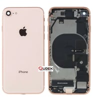 iPhone 8 Çıkma Orjinal Full Dolu Revize Kasa Kapak Revize Servis Orjinal (Gold)