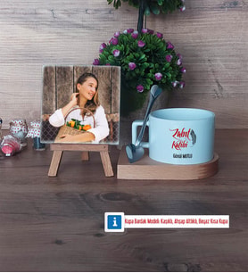 Zabıt Katibi Fotoğraflı Dekoratif Taş, Kupa Bardak Beyaz Hediye (Model 8)