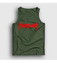 Presmono Unisex Sarı Logo Manowar Atlet 63920tt (Haki)
