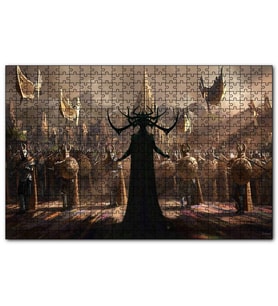 Cakapuzzle  Thor Ragnarok Kompozisyon  Puzzle Yapboz MDF (Ahşap) (500 Parça)