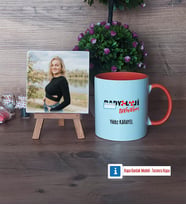 Radyoloji Teknikeri Fotoğraflı Dekoratif Taş, Kupa Bardak Beyaz Hediye (Model 13)