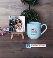 Drama Öğretmeni Fotoğraflı Dekoratif Taş, Kupa Bardak Beyaz Hediye Öğretmenler Günü Hediyesi (Model 5)