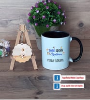 Beden Eğitimi Öğretmeni Kupa Bardak Beyaz ve Fotoğraflı Ahşap Anahtarlık Hediye Öğretmenler Günü Hediyesi (Model 11)