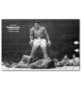 Cakapuzzle Muhammed Ali Khaliah Nakavt 1965 Görsel Puzzle Yapboz MDF (Ahşap) (1000 Parça)