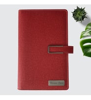 İsme Özel Exclusive Organizerli Defter - Renk Seçenekli (Kırmızı)