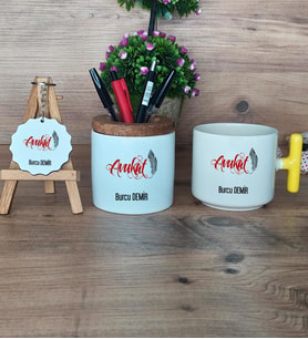 Avukat Hediye Sepeti Kupa Bardak T Kulplu, Kalemlik ve Anahtarlık Avukatlar Günü Hediyesi (Model 5)