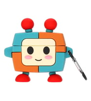 Microsonic AirPods 3. Nesil Kılıf Cartoon Figürlü Silikon Crtn-Fgr-Tthlss (Turuncu)