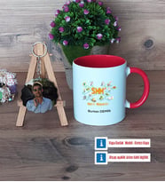 SMM Mali Müşavir Kupa Bardak Beyaz ve Fotoğraflı Ahşap Anahtarlık HediyeMuhasebeciler Günü Hediyesi (Model 2)