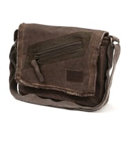 Old Cotton Cargo 7136 Küçük Omuz Çantası Kanvas Bag  Okul Tablet Salaş (Kahverengi)