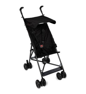 Aldeba 3020 Pratik Baston Bebek Arabası Fuşya (Siyah)
