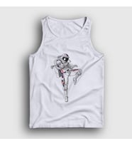 Presmono Unisex Sarı Muay Thai Astronaut Uzay Atlet 352780tt (Beyaz)