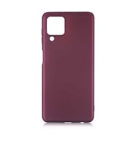Galaxy A22 4G Kılıf Zore Premier Silikon Kılıf (Mürdüm)