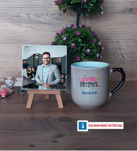 İspanyolca Öğretmeni Fotoğraflı Dekoratif Taş, Kupa Bardak Beyaz Hediye (Model 10)