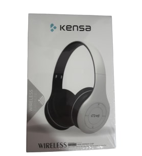 KENSA KULAK ÜSTÜ BLUETOOTH KULAKLIK (Beyaz)