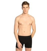 Tutku Erkek Likralı Boxer 0114 - 12 Adet (Siyah)