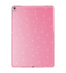iPad 10.2 2021 (9.Nesil) Tablet Koton Işıltılı Parlak Görünümlü Kılıf (Pembe)