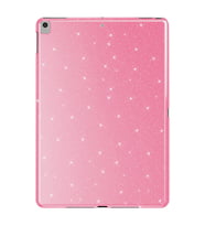 iPad 10.2 2021 (9.Nesil) Tablet Koton Işıltılı Parlak Görünümlü Kılıf (Pembe)