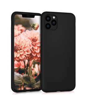 Microsonic Matte Silicone Apple iPhone 11 Pro Max (6.5'') Kılıf (Siyah)