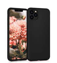 Microsonic Matte Silicone Apple iPhone 11 Pro Max (6.5'') Kılıf (Siyah)