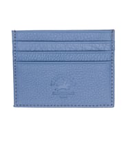 West Polo Hakiki Deri Bol Kartlıklı Unisex Kartlık WPT041 (Mavi)