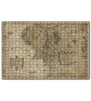 Cakapuzzle Sauron Gözünde Orta Dünya Haritası Mordor  Puzzle Yapboz MDF (Ahşap) (255 Parça)